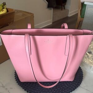 kate spade Pink Leather Tote with Top Handles